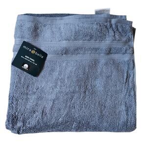 Mira Bella 100% Cotton Bath Towel OEKO-TEX  Blue NWT Costco